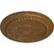Ekena Millwork Alexandria Rope Ceiling Medallion (Canopies up to 4 5/8"), 19 5/8"OD x 1 1/2"P, Smokey Topaz Crackle CM18ALSTC - alternate 4